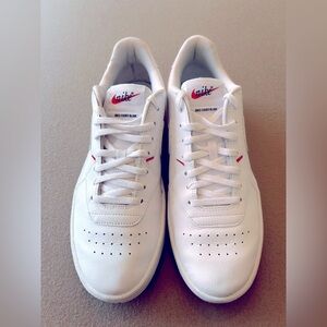 EUC Nike Court Blanc Women's White Team Orange Sneakers. Size 9.5​​